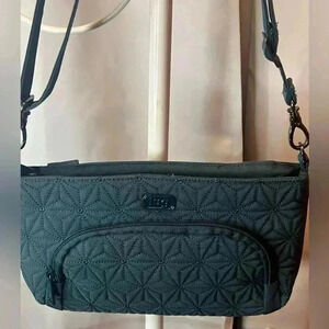 Lug Flyer Classic VL Convertible Crossbody Teal / peacock New without tags